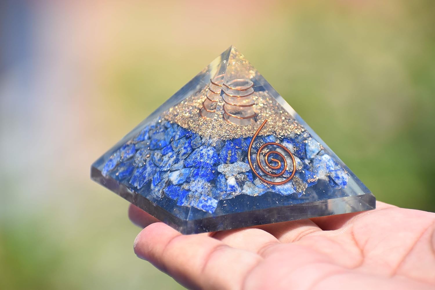 Lapiz Lazuli Vastu Pyramid for WISDOM AND INTUITION POWER - Image 2