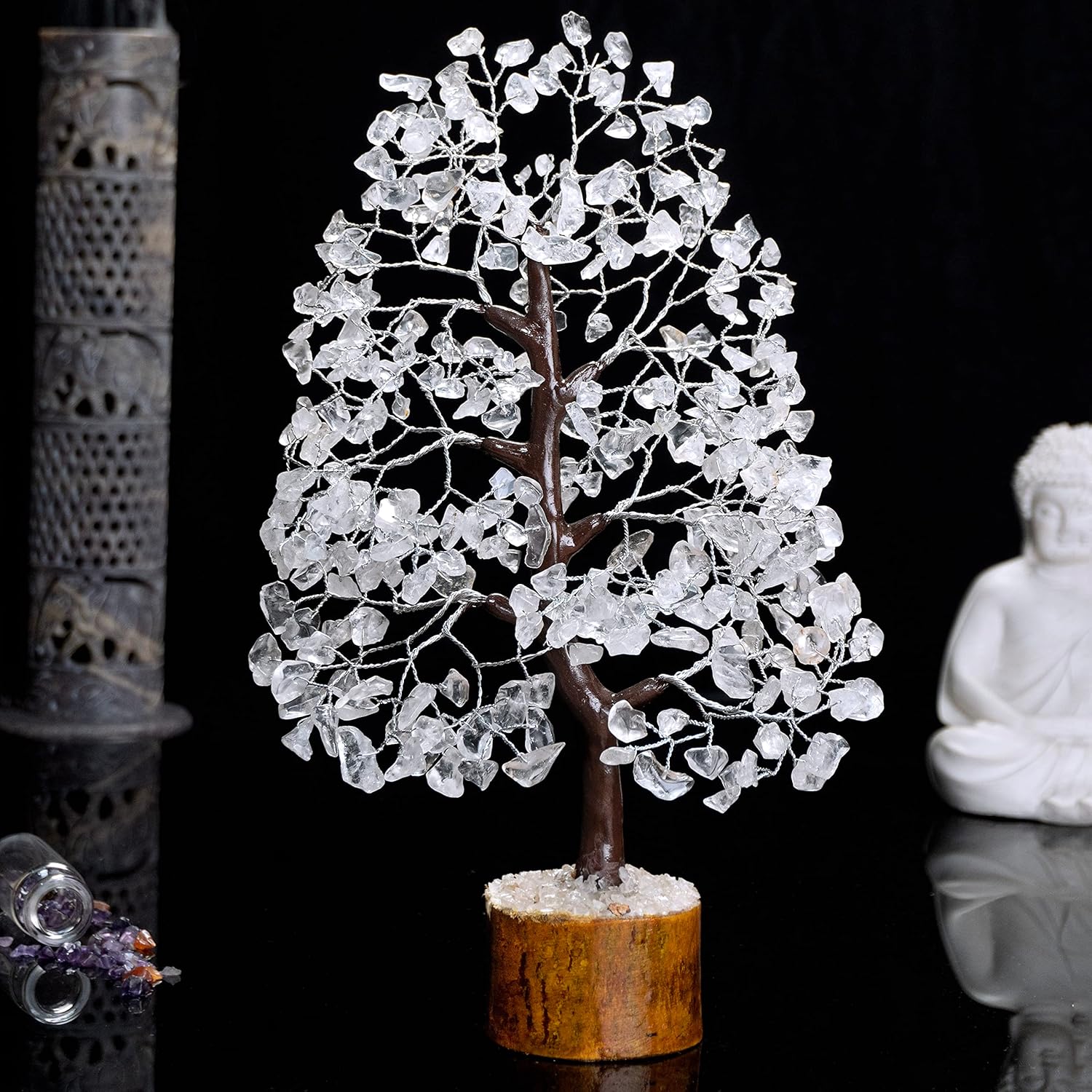 Clear Quartz Tree for POSITIVITY AND AURA ENHANCEMENT - Image 3