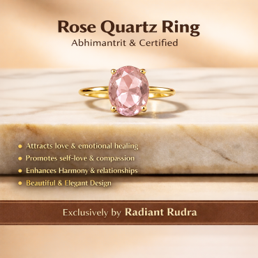 Rose Quartz Ring- Best for Relationships