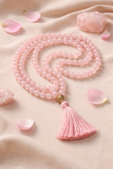 Rose Quartz Mala