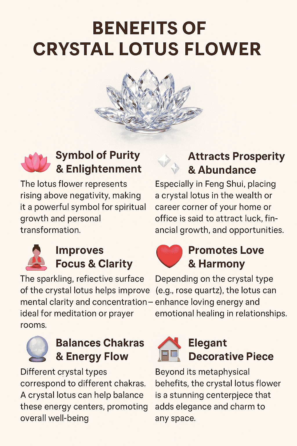 Crystal Lotus Flower - Image 2