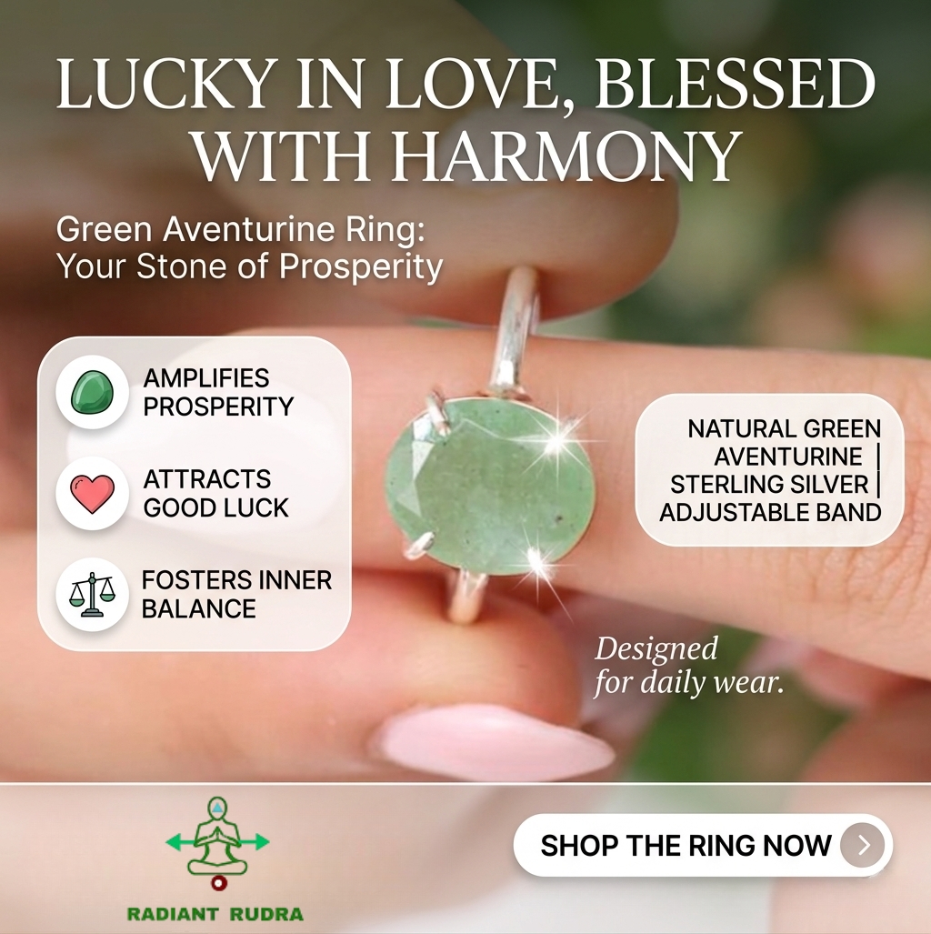 Green Aventurine Ring - Stone of Luck - Image 2