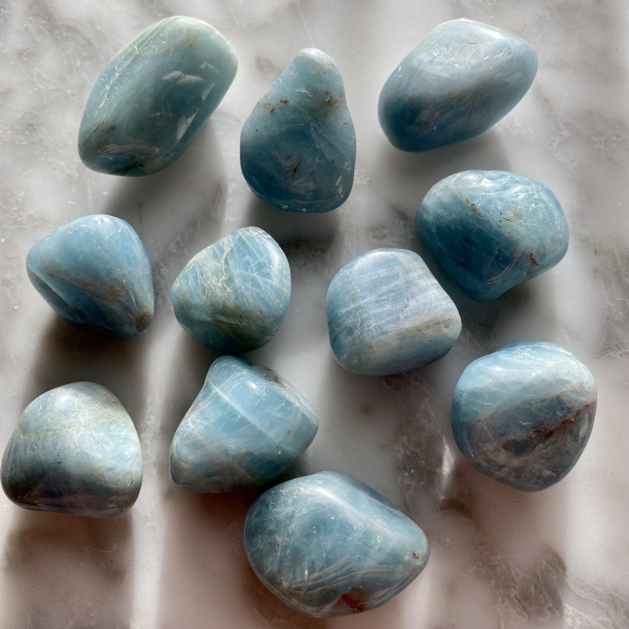 Aquamarine Tumbles